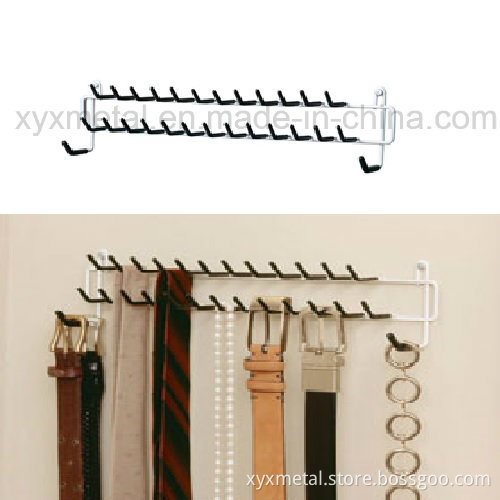 Epoxy Powder Coated Steel Tie and Belt Metal Hanging Rack